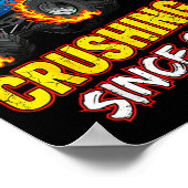 Birthday Monster Truck 3 Year Old Boys 3rd Party B Poster (Hoek)