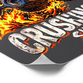 Birthday Monster Truck Boys 5 Crushing It Since 20 Poster (Hoek)