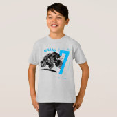 Birthday monster truck verjaarfeest t-shirt (Voorkant volledig)