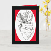 Birthday Monster Wenskaart Kaart (Gele Bloem)