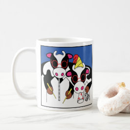 Birthday Moosicians over klassieke mok van witte k