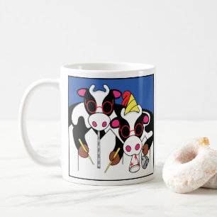 Birthday Moosicians over klassieke mok van witte k