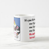 Birthday Moosicians over klassieke mok van witte k (Center)