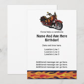 Birthday-motor Kaart (Voorkant / Achterkant)