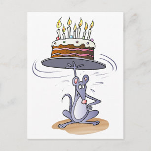 Birthday Mouse Briefkaart