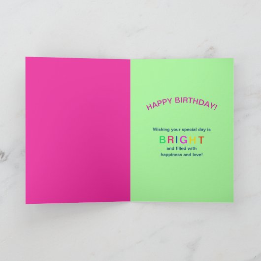 Birthday, Mouse & Cheese, Kaleidoscope Collection Kaart (Binnen)