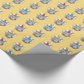 Birthday Mouse in Polka Dot Cheese Cadeaupapier (Hoek)