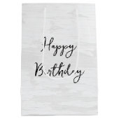 Birthday Mouse Reading a Book Medium Cadeauzakje (Achterkant)