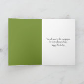 Birthday Mouse Reading a Red Book On a Blanket Kaart (Binnen)