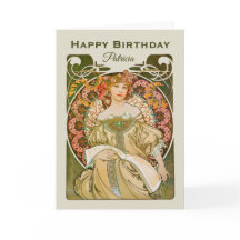 Birthday Mucha Reverie Daydroom Art Nouveau C0989