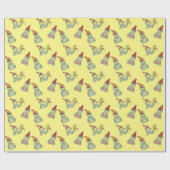 Birthday Mummy Wrap Cadeaupapier (Vlak)