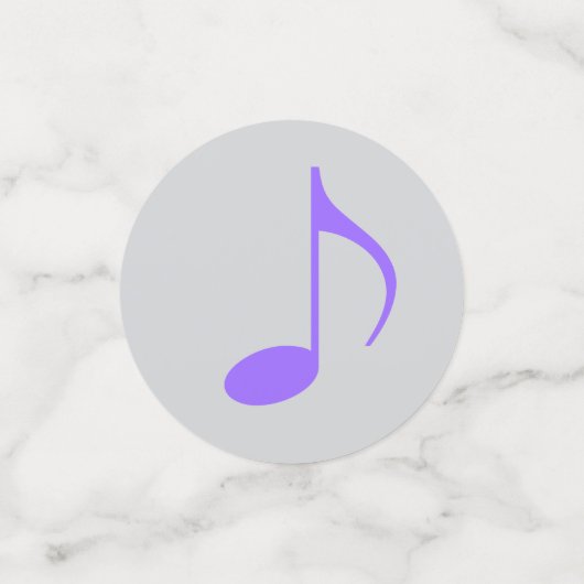 Birthday Music Notes Table Confetti (Kleine voorkant)