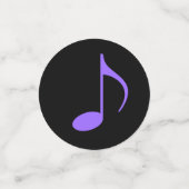 Birthday Music Notes Table Confetti (Kleine voorkant)