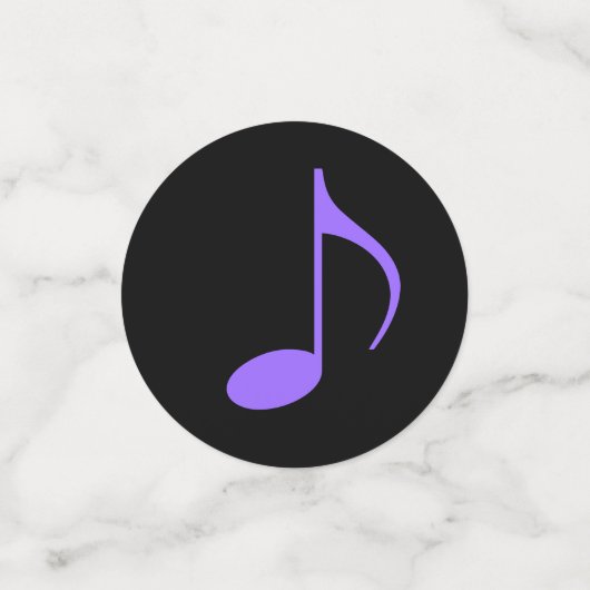 Birthday Music Notes Table Confetti (Kleine voorkant)