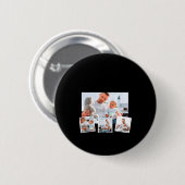 Birthday Name Age Photo Collage  Ronde Button 5,7 Cm (Voorkant /achterkant)