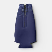 Birthday navy blue glitter substance name flesjeskoeler (Achterkant)