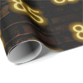 Birthday Neon 85 Sign on Brick Cadeaupapier (Rol Hoek)