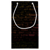 Birthday Neon 95 Sign on Brick Klein Cadeauzakje (Achterkant)