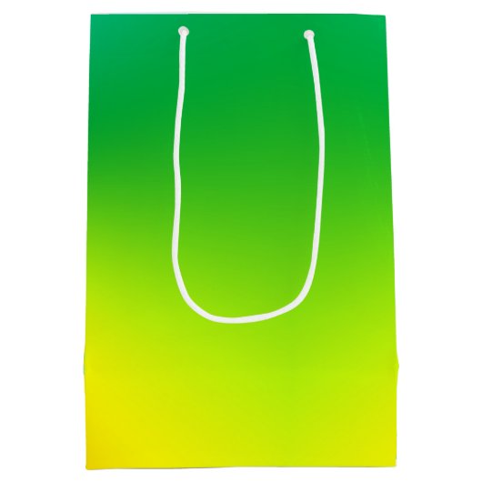Birthday Neon Rainbow Spectrum Medium Cadeauzakje (Achterkant)