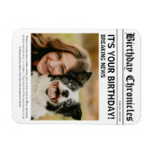 Birthday News  Magneet (Horizontaal)