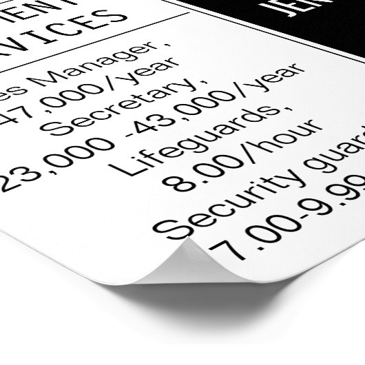 Birthday Newspaper Year 1990 Poster (Hoek)