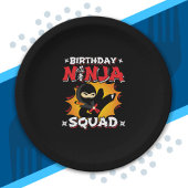 Birthday Ninja Squad Party Theme - Ninja Birthday Papieren Bordje