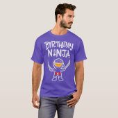 Birthday Ninja T-shirt (Voorkant volledig)