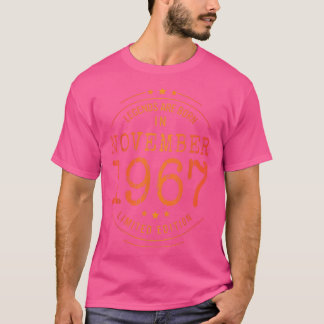 Birthday November 1967 Year Limited Edition Used L T-shirt