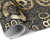 Birthday Number Word Cloud Eight C ID270 Cadeaupapier (Rol Hoek)