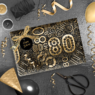 Birthday Number Word Cloud Eight C ID270 Cadeaupapier