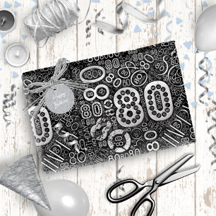 Birthday Number Word Cloud Eight D ID270 Cadeaupapier