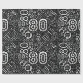 Birthday Number Word Cloud Eight D ID270 Cadeaupapier (Vlak)