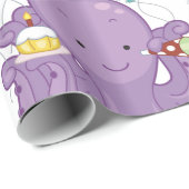 Birthday Octopus Cadeaupapier (Rol Hoek)