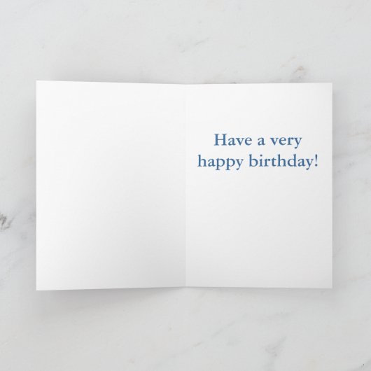 Birthday Octopus Kaart (Binnen)