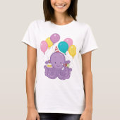 Birthday Octopus T-shirt (Voorkant)