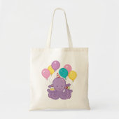 Birthday Octopus Tote Bag (Voorkant)