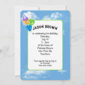 Birthday oerwoud Animals Kaart (Achterkant)