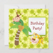 Birthday Oerwouden Kaart (Achterkant)