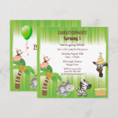 Birthday Oerwouden Kaart (Voorkant / Achterkant)