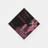 Birthday of Bachelorette Party Diva Princess Girl Servetten (Hoek)