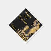 Birthday of Bachelorette Party Diva Princess Girl Servetten (Hoek)