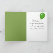 Birthday Old Ladies Chatting on a Lake Bench Kaart (Binnen)