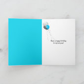 Birthday-opmerking op de Kaart van een paperclip (Binnen)