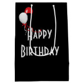 Birthday Optical Illusion Black Hole Medium Cadeauzakje (Achterkant)