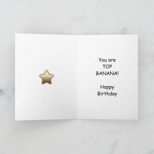 Birthday, Orang Utan Kaart (Binnen)