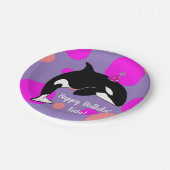  Birthday Orca Killer Whale  Papieren Bordje (Gekanteld)
