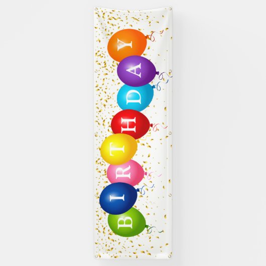 Birthday Outdoor Banner (Verticaal)