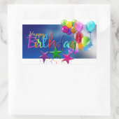 BIRTHDAY OVAL STICKER (Tas)
