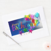 BIRTHDAY OVAL STICKER (Envelop)