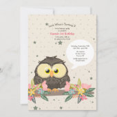 Birthday Owl Kaart (Voorkant)